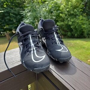 Nike Alpha Menace 3‎ Shark  Football Cleats CV0583-001 Black White Youth 4 Y